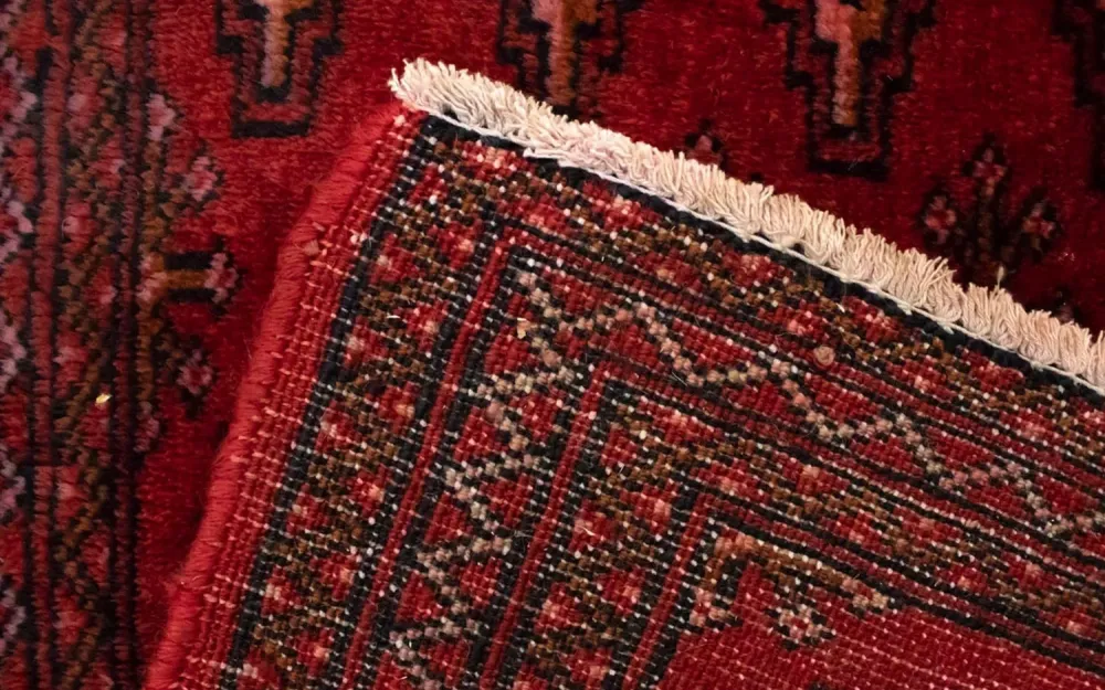Turkaman teppe - 130 x 60 cm - rød