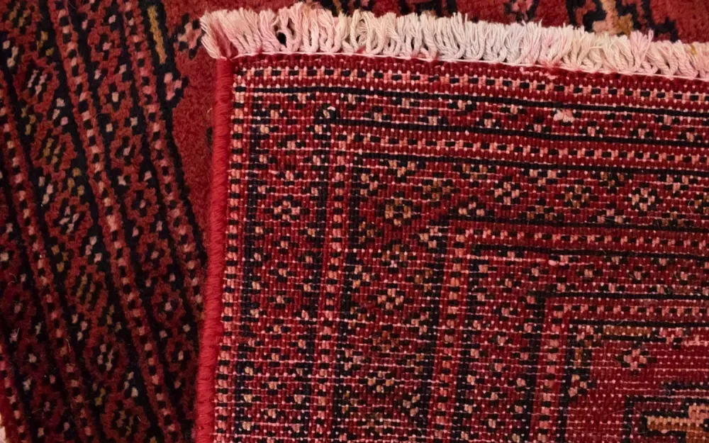 Turkaman teppe - 130 x 60 cm - rød