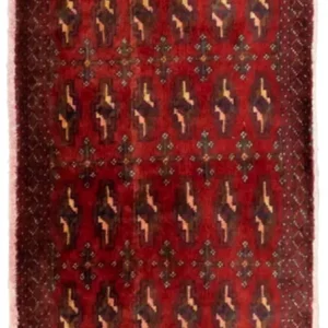 Turkaman teppe - 130 x 60 cm - rød