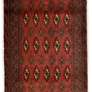 Turkaman teppe - 130 x 60 cm - rød