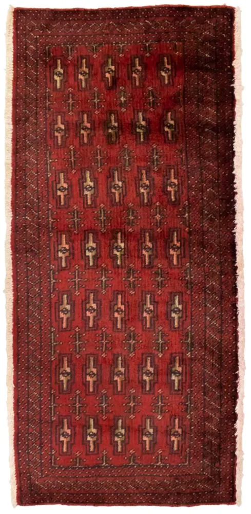 Turkaman teppe - 130 x 60 cm - rød