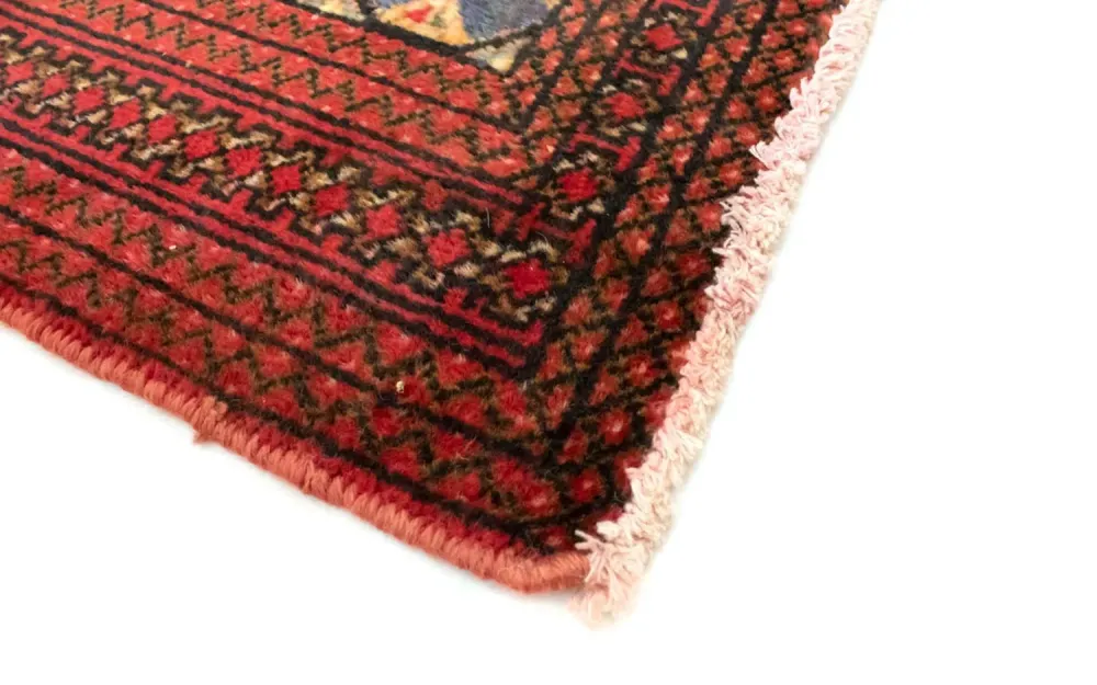 Turkaman teppe - 130 x 60 cm - rød