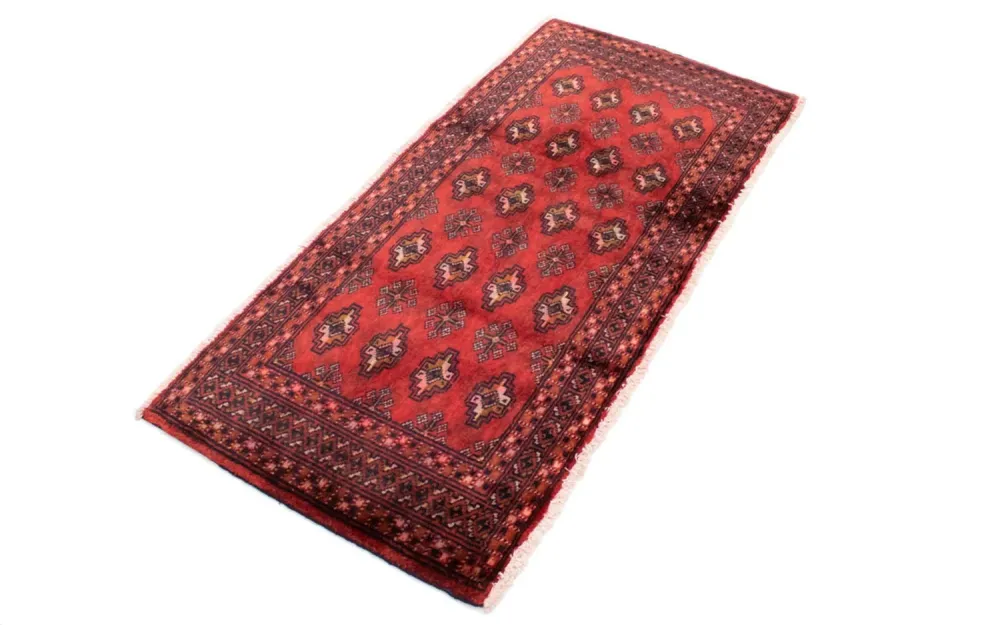 Turkaman teppe - 130 x 60 cm - rød