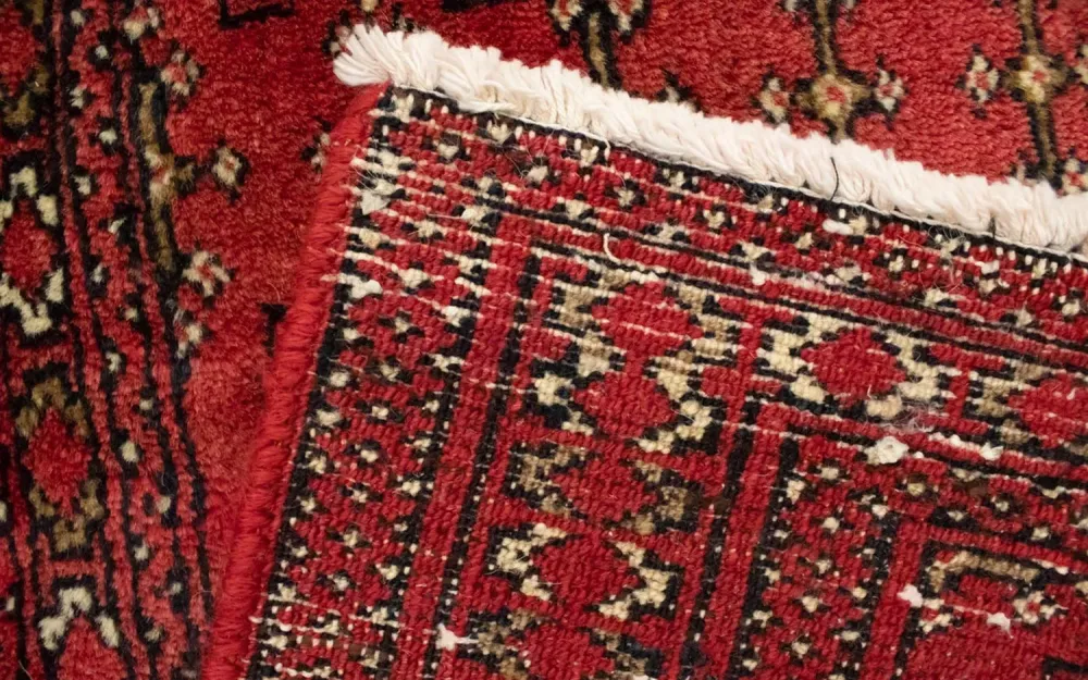 Turkaman teppe - 130 x 60 cm - rød