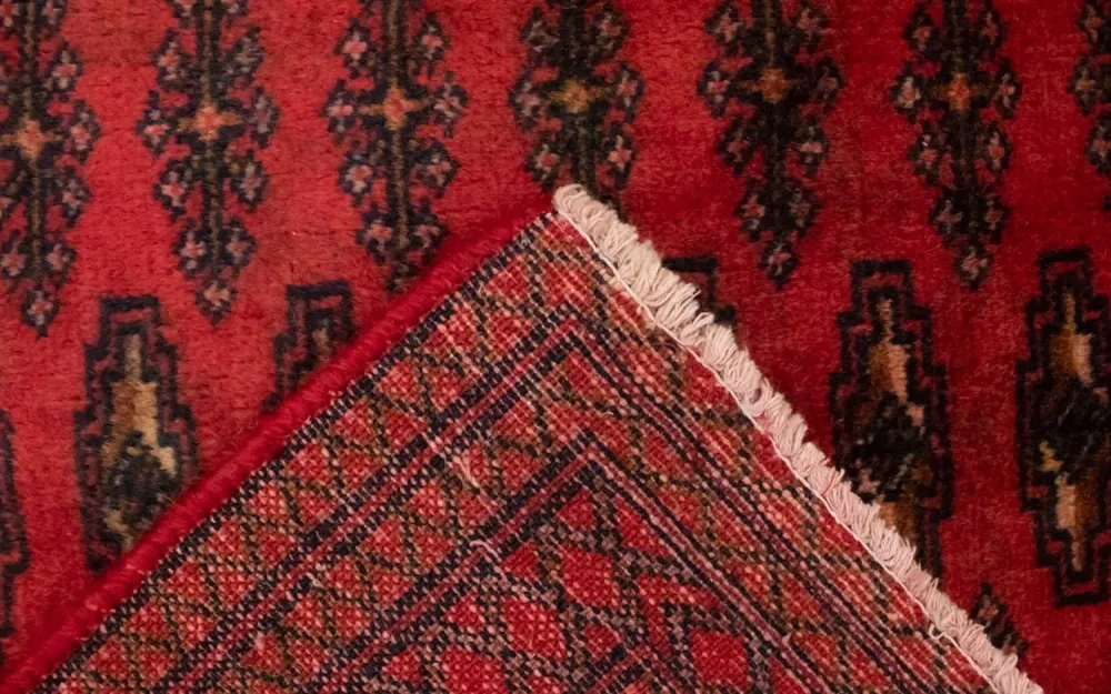Turkaman teppe - 130 x 60 cm - rød