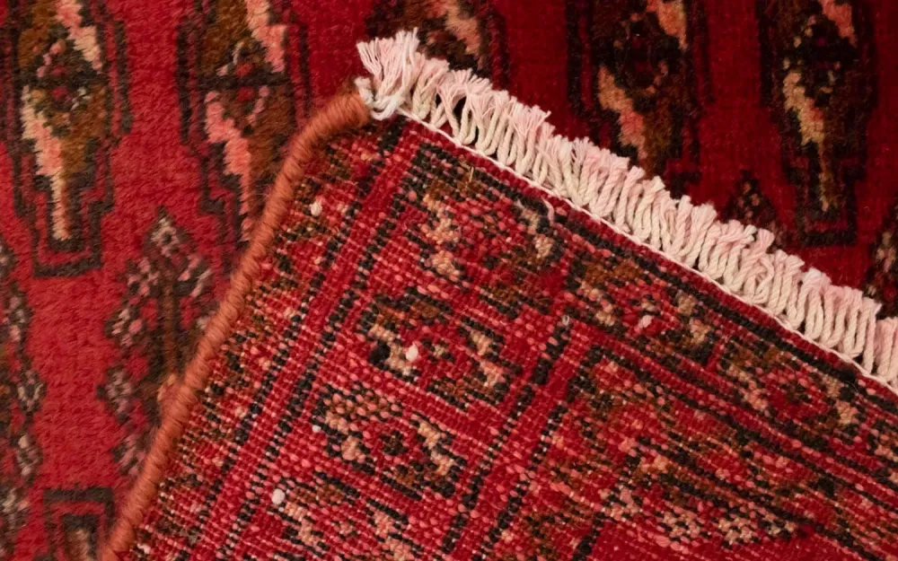 Turkaman teppe - 130 x 60 cm - rød