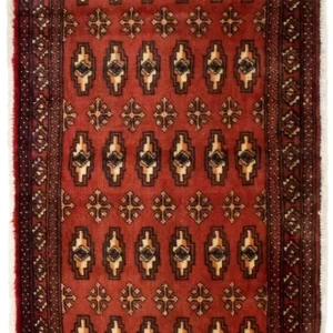 Turkaman teppe - 130 x 60 cm - rød