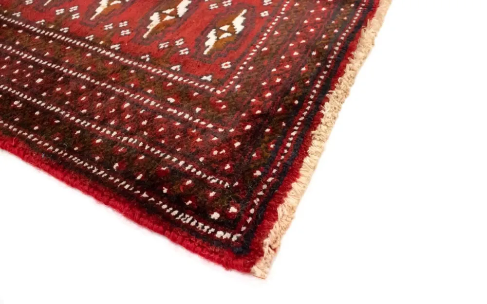 Turkaman teppe - 130 x 60 cm - rød
