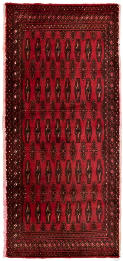 Turkaman teppe - 130 x 60 cm - rød