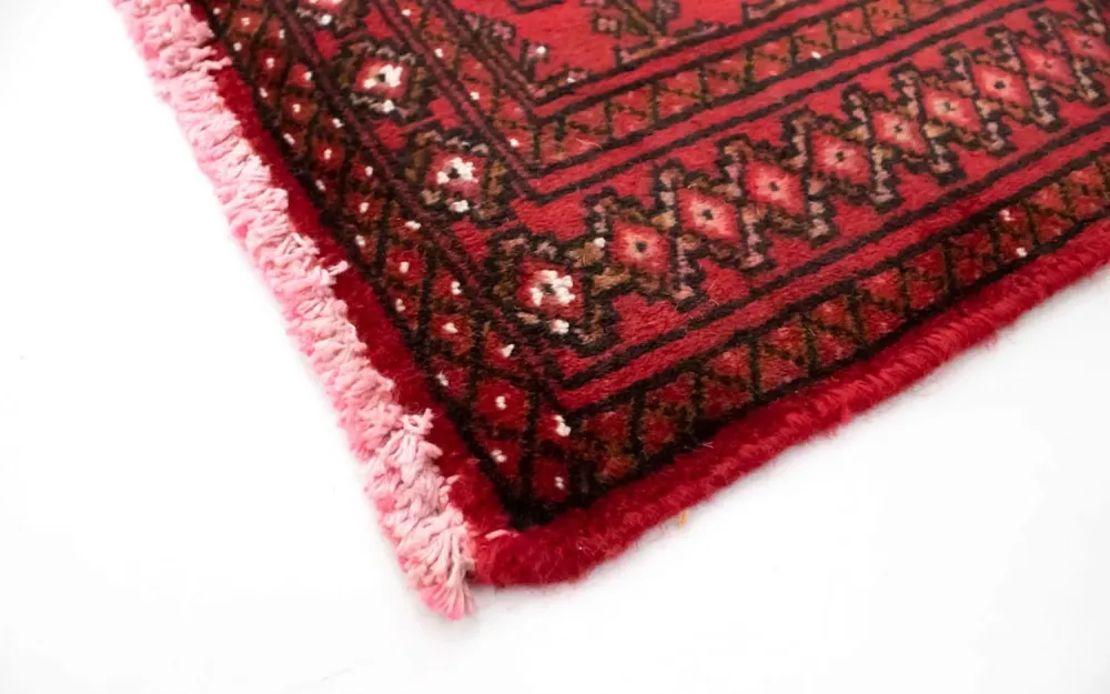 Turkaman teppe - 130 x 60 cm - rød