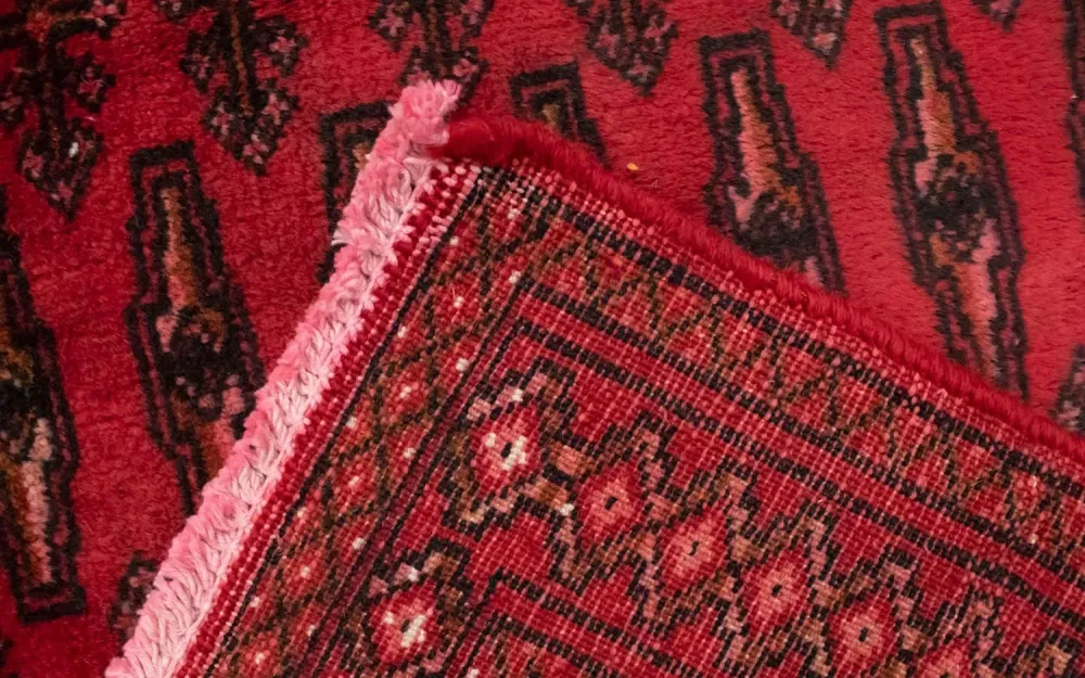 Turkaman teppe - 130 x 60 cm - rød