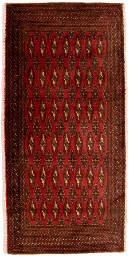 Turkaman teppe - 130 x 60 cm - rød