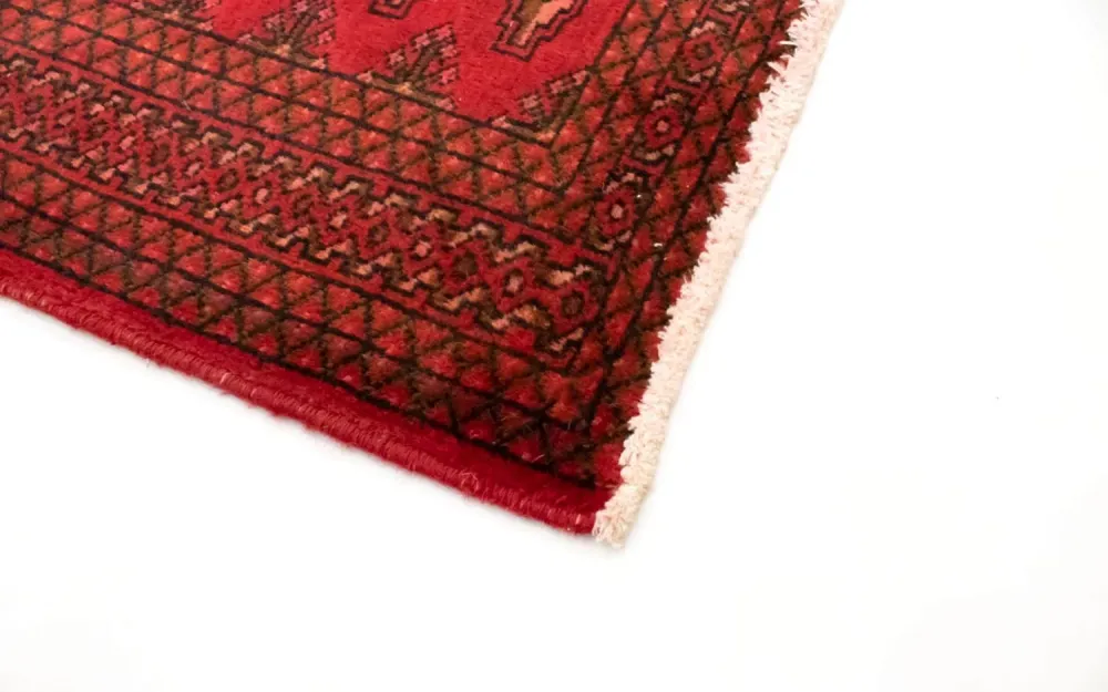 Turkaman teppe - 130 x 60 cm - rød