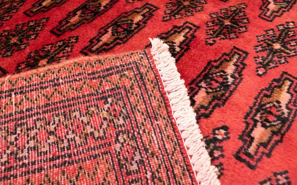 Turkaman teppe - 130 x 60 cm - rød