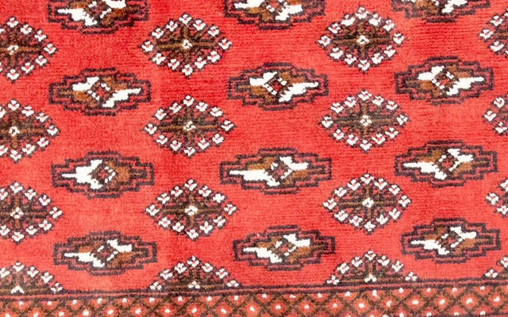 Turkaman teppe - 130 x 60 cm - rød