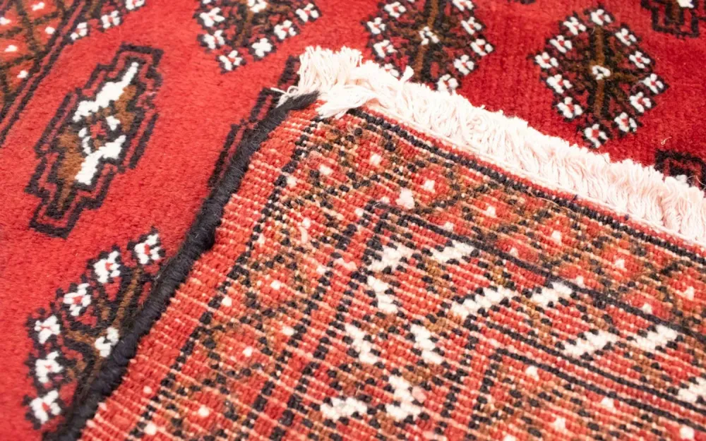 Turkaman teppe - 130 x 60 cm - rød