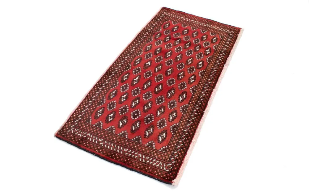 Turkaman teppe - 130 x 60 cm - rød