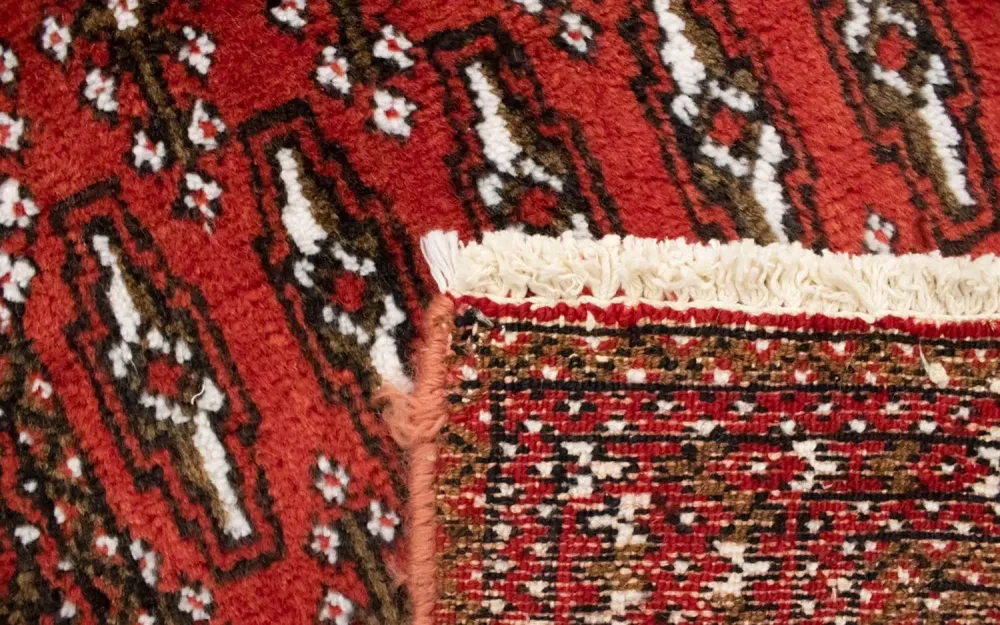 Turkaman teppe - 130 x 60 cm - rød