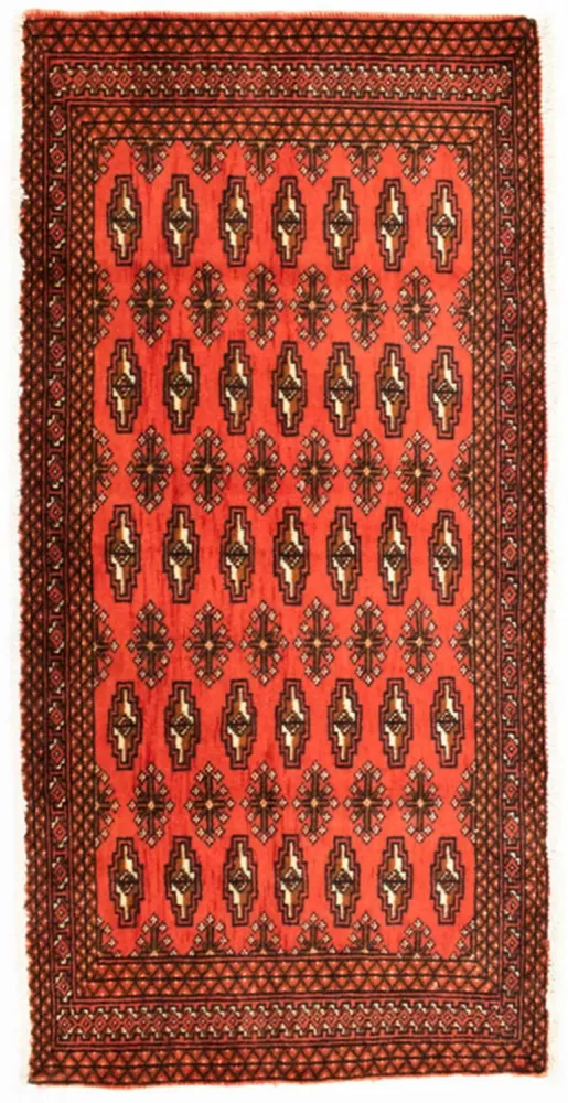 Turkaman teppe - 130 x 60 cm - rød
