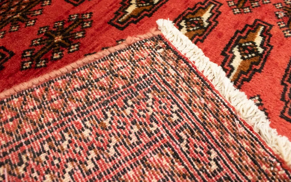 Turkaman teppe - 130 x 60 cm - rød