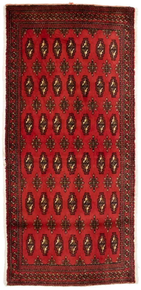 Turkaman teppe - 130 x 60 cm - rød