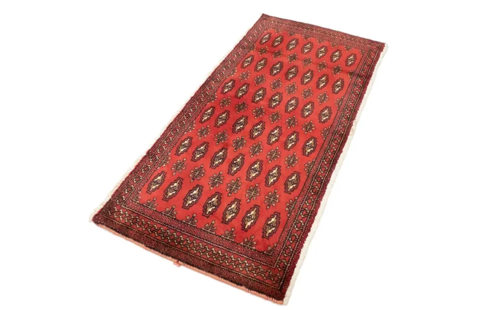 Turkaman teppe - 130 x 60 cm - rød