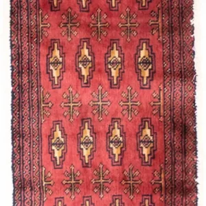 Turkaman teppe - 130 x 60 cm - rød