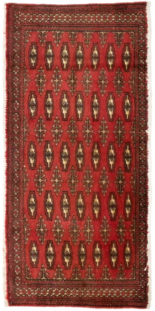Turkaman teppe - 130 x 60 cm - rød