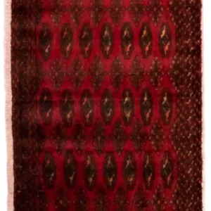 Turkaman teppe - 130 x 60 cm - rød