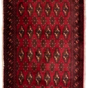 Turkaman teppe - 130 x 60 cm - rød