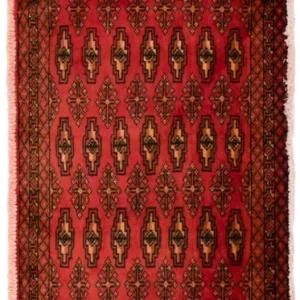 Turkaman teppe - 130 x 60 cm - rød
