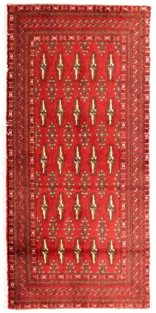 Turkaman teppe - 130 x 60 cm - rød