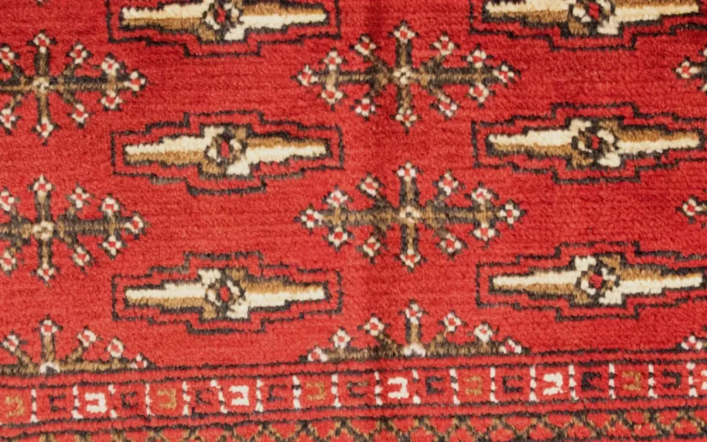 Turkaman teppe - 130 x 60 cm - rød