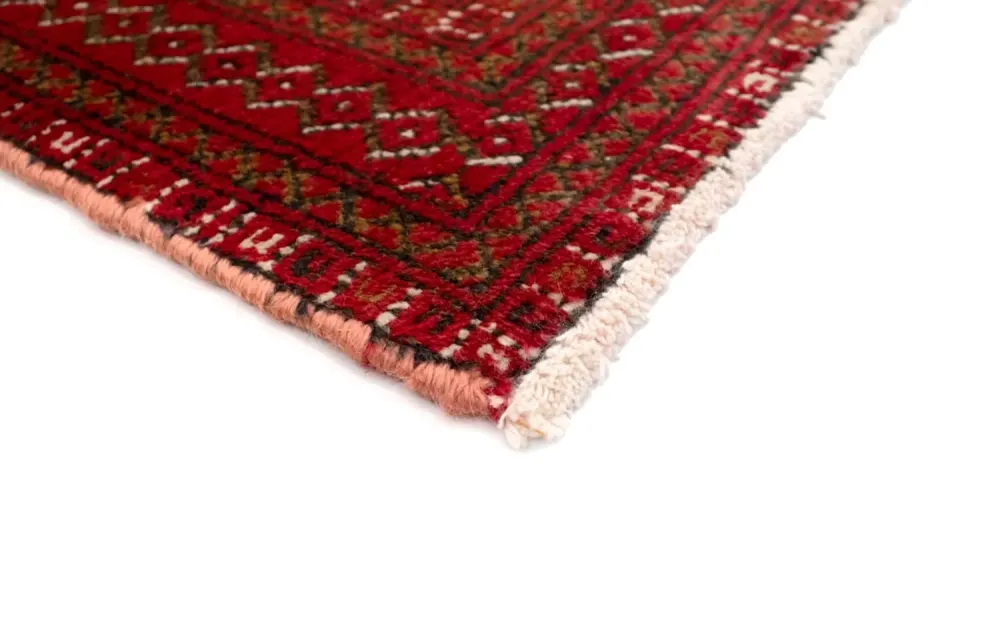 Turkaman teppe - 130 x 60 cm - rød