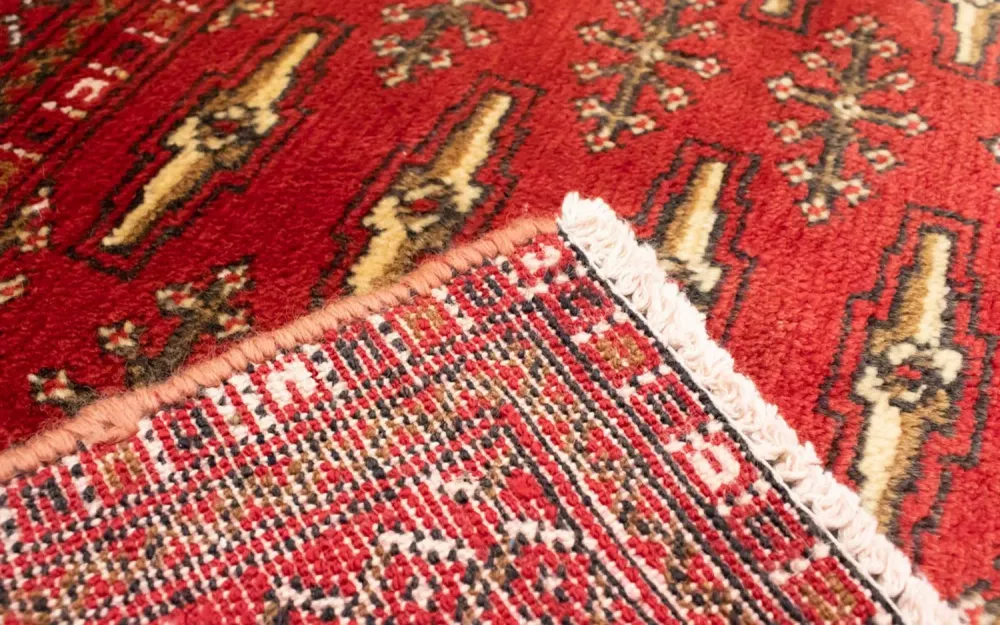 Turkaman teppe - 130 x 60 cm - rød