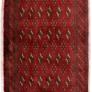 Turkaman teppe - 130 x 60 cm - rød