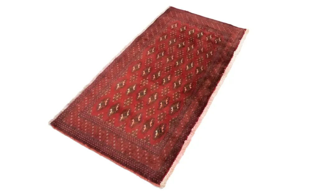 Turkaman teppe - 130 x 60 cm - rød
