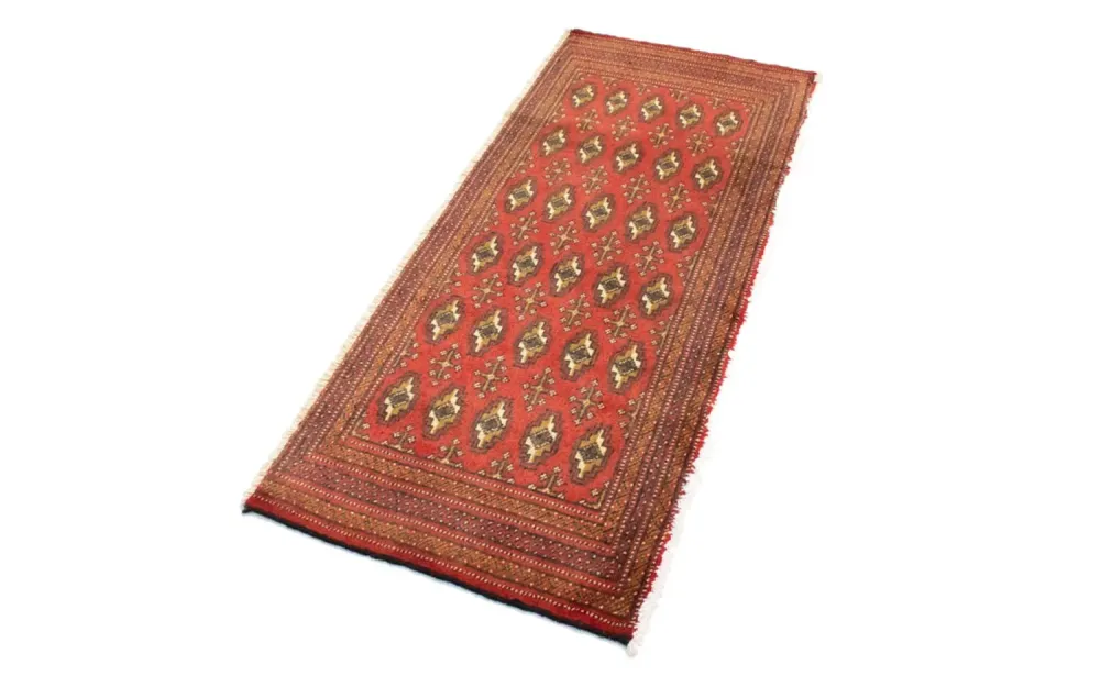 Turkaman teppe - 130 x 60 cm - rød