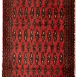 Turkaman teppe - 130 x 60 cm - rød