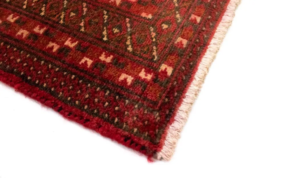 Turkaman teppe - 130 x 60 cm - rød