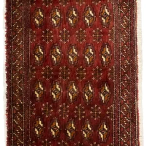 Turkaman teppe - 130 x 60 cm - rød