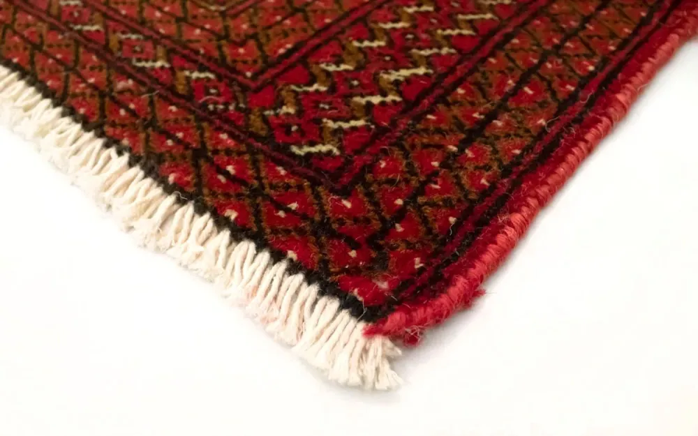 Turkaman teppe - 130 x 60 cm - rød