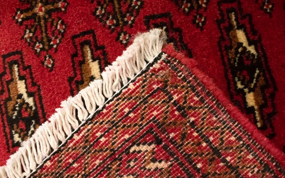 Turkaman teppe - 130 x 60 cm - rød