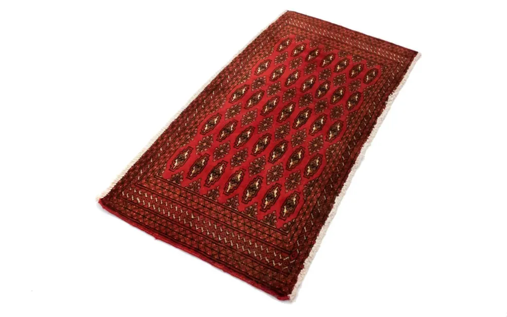 Turkaman teppe - 130 x 60 cm - rød