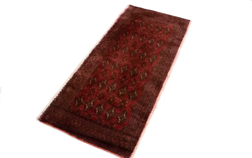 Turkaman teppe - 130 x 60 cm - rød