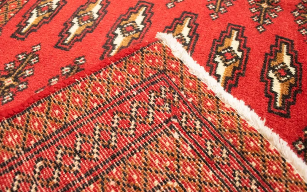 Turkaman teppe - 130 x 60 cm - rød