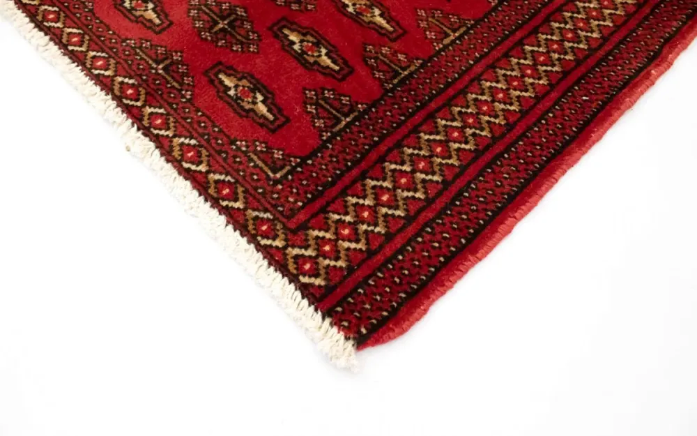 Turkaman teppe - 130 x 60 cm - rød