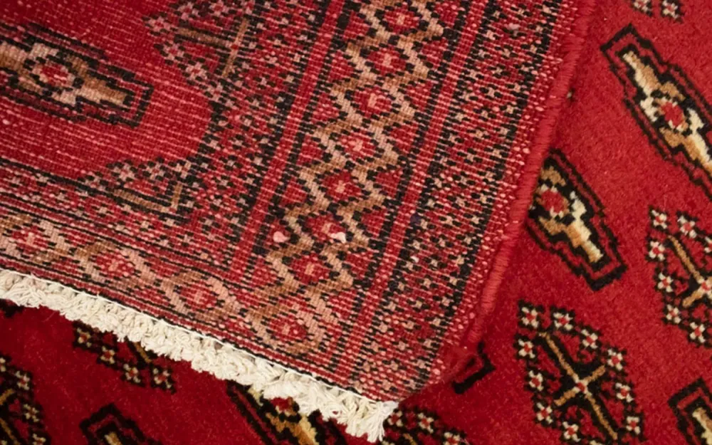 Turkaman teppe - 130 x 60 cm - rød