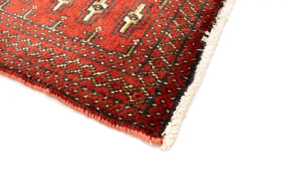 Turkaman teppe - 130 x 60 cm - rød