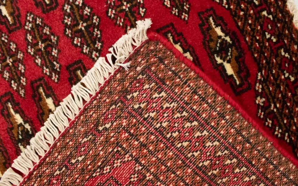 Turkaman teppe - 130 x 60 cm - rød